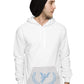 V.V.S. Crushed Ice Hoodie - blue diamonds