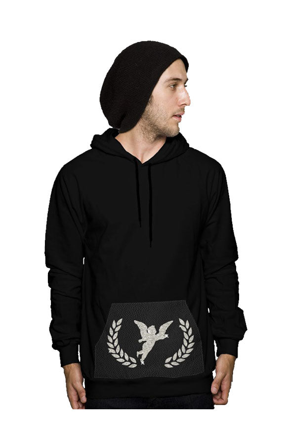 V.V.S. Crushed Ice Hoodie - white diamonds