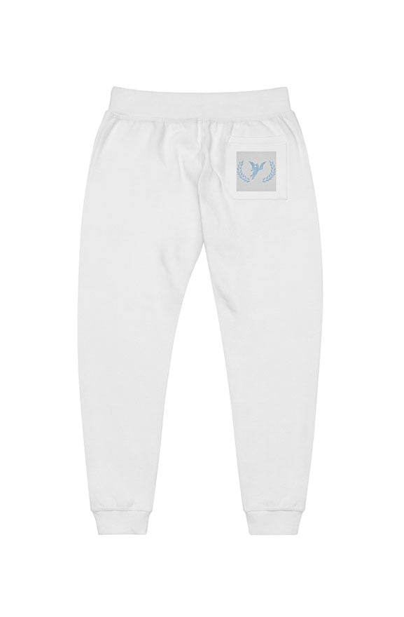 V.V.S. Crushed Ice Fleece Sweatpants - blue diamonds