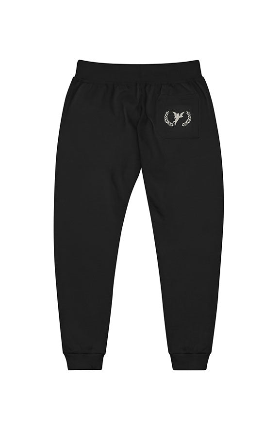 V.V.S. Crushed Ice Fleece Sweatpants - white diamonds