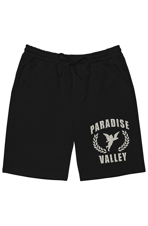 V.V.S. Crushed Ice Fleece Shorts - white diamonds