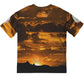 V.V.S. Horizon Tee - gold clouds