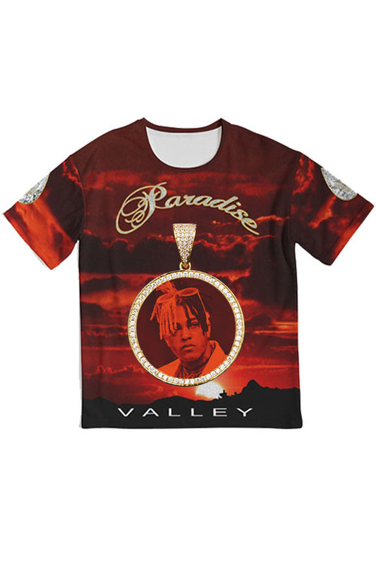 V.V.S. Horizon Tee - red clouds