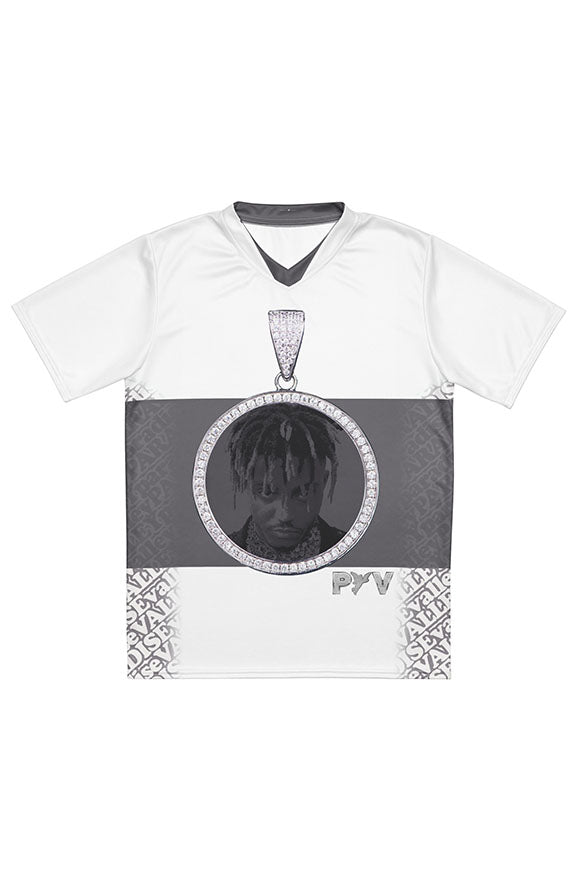 V.V.S. Pendant Strip Tee - shadow