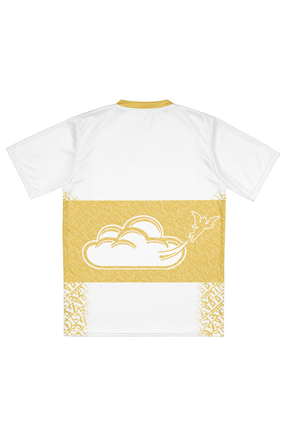 V.V.S. Pendant Strip Tee - yellow