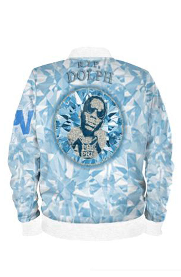 V.V.S. Vision Bomber - blue diamonds