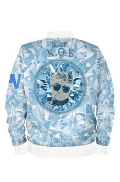 V.V.S. Vision Bomber - blue diamonds