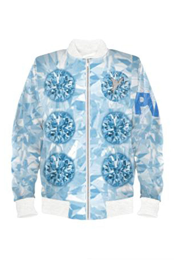 V.V.S. Vision Bomber - blue diamonds