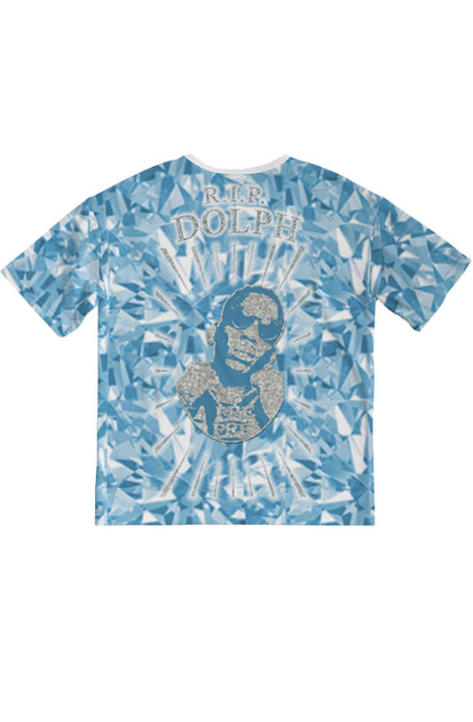 V.V.S. Vision Tee - blue diamonds