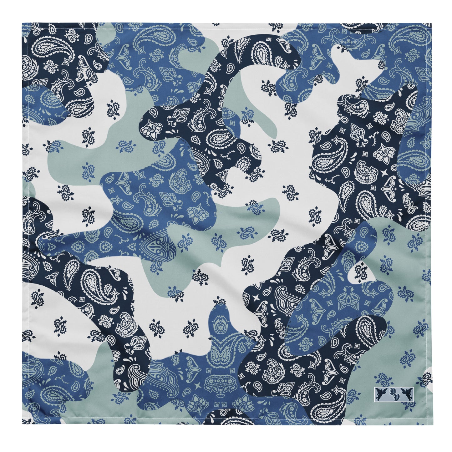 Camo Flag Bandana - blue