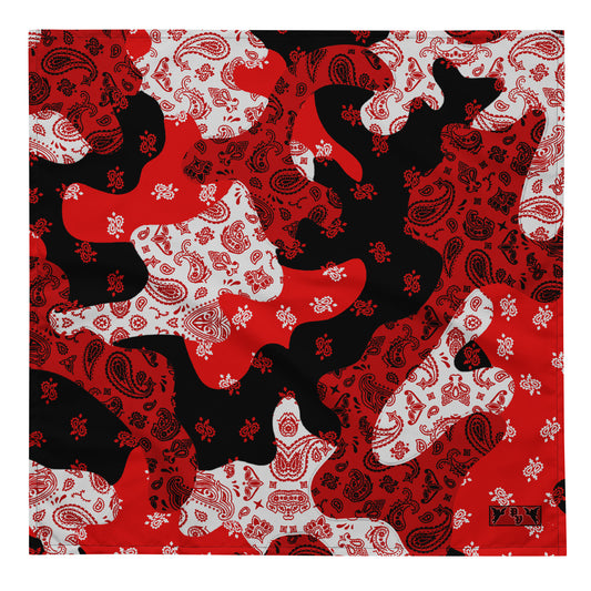 Camo Flag Bandana - red