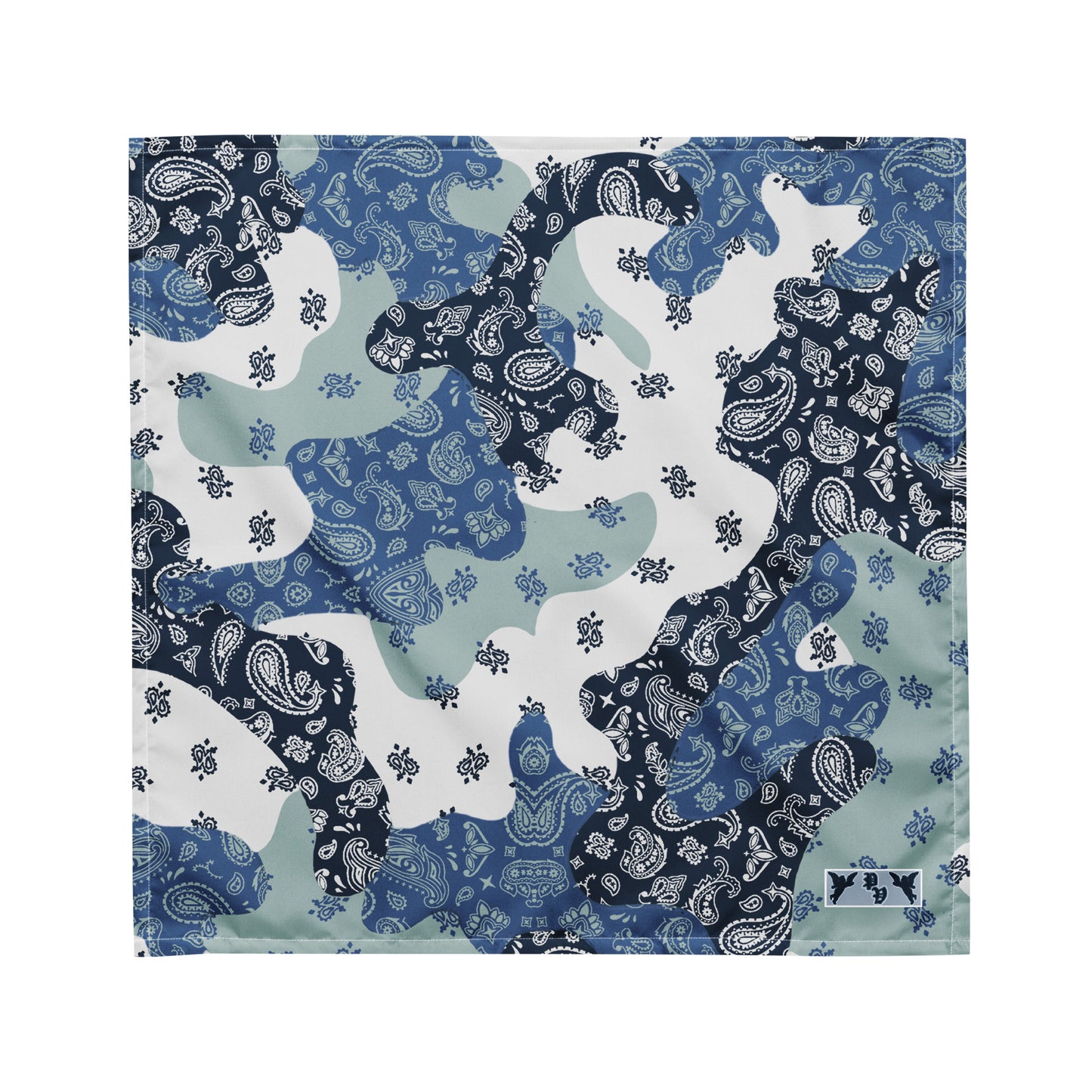 Camo Flag Bandana - blue