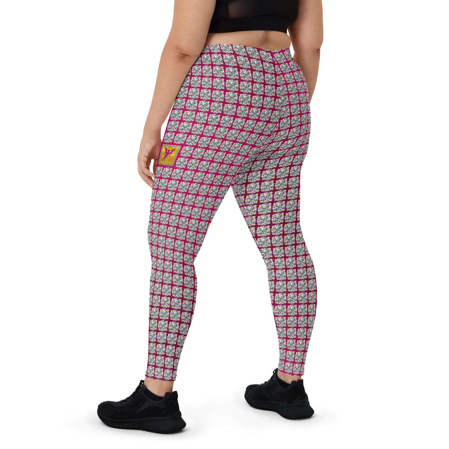 V.V.S. Stud Leggings - berry