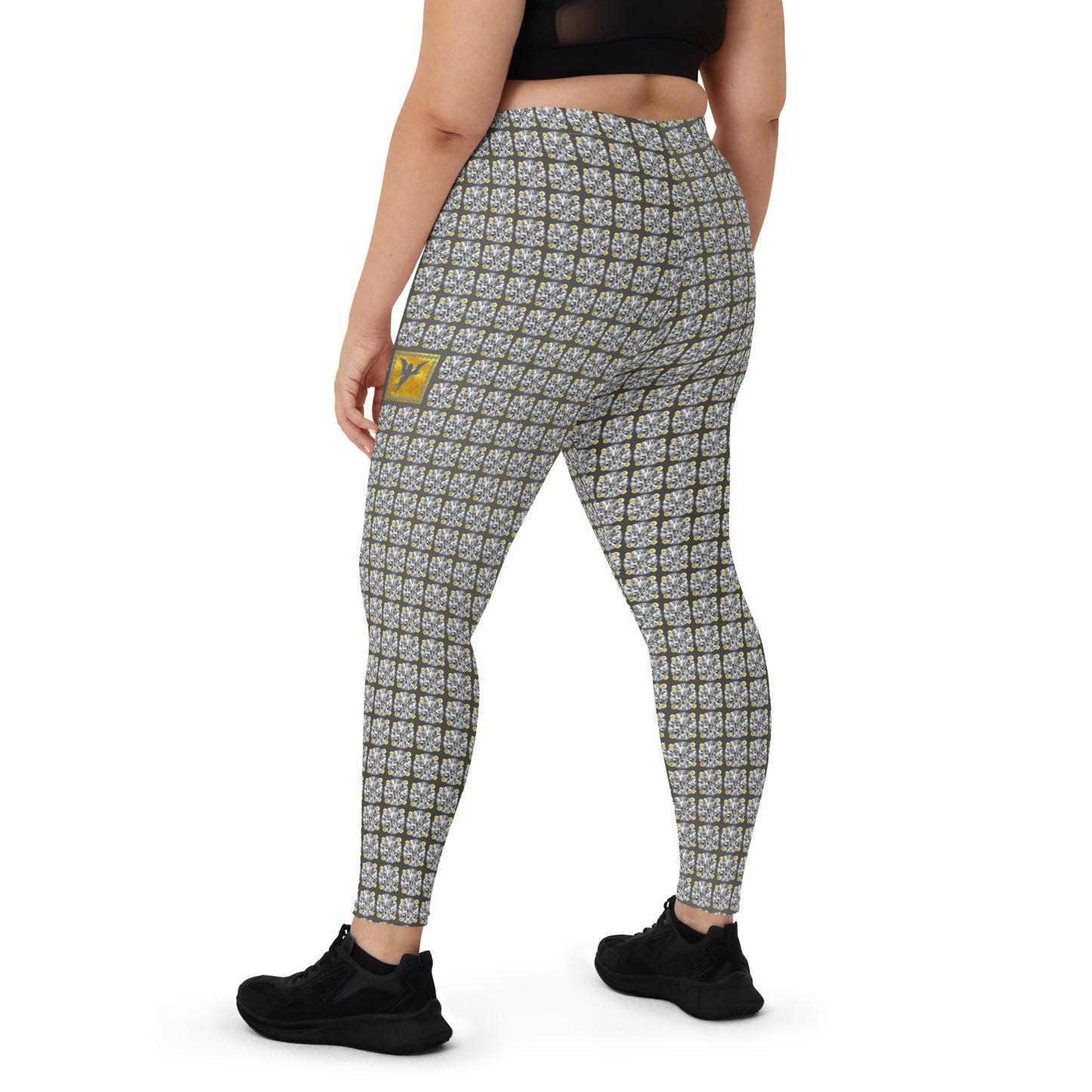 V.V.S. Stud Leggings - grey