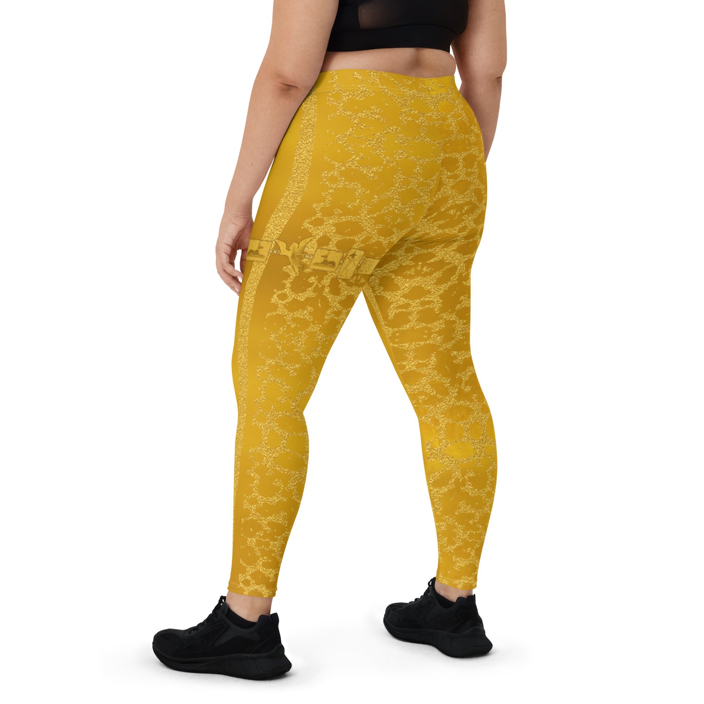 Animal Kingdom Royale Leggings - gold