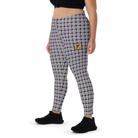 V.V.S. Stud Leggings - navy