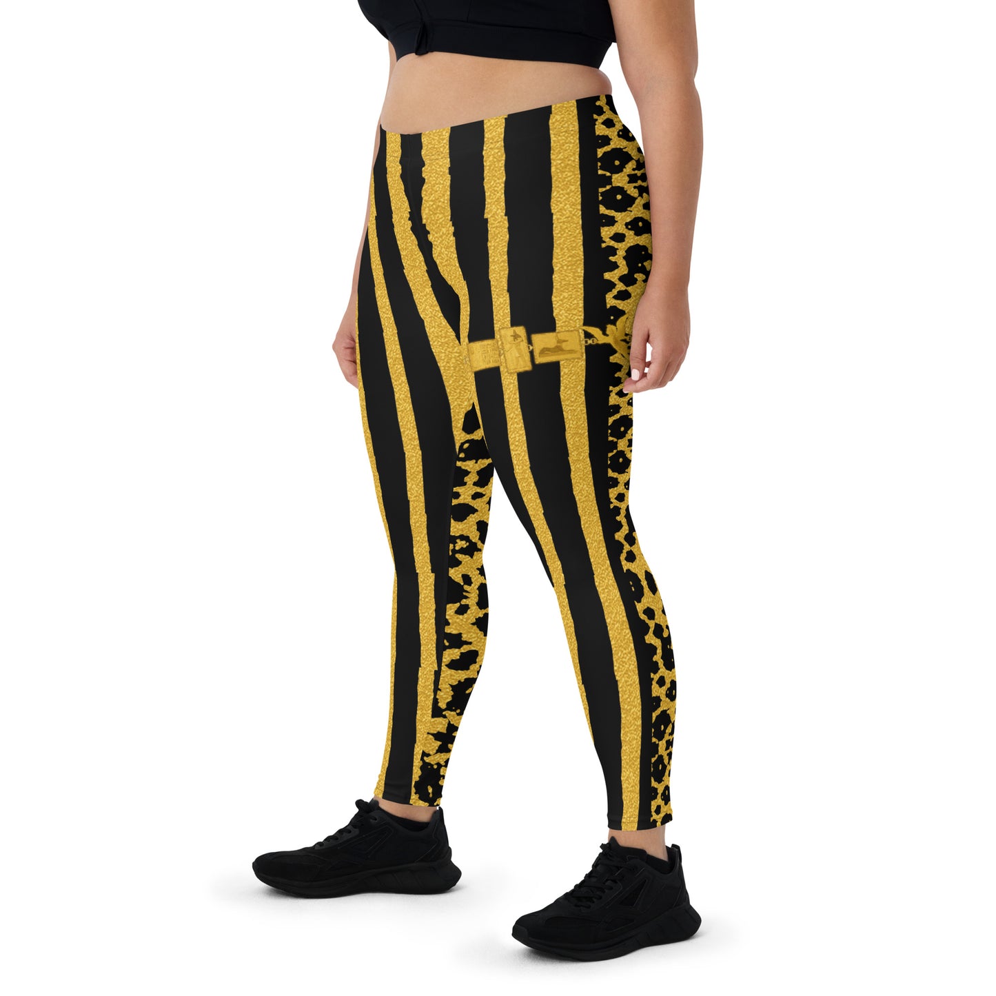 Animal Kingdom Royale Leggings - black