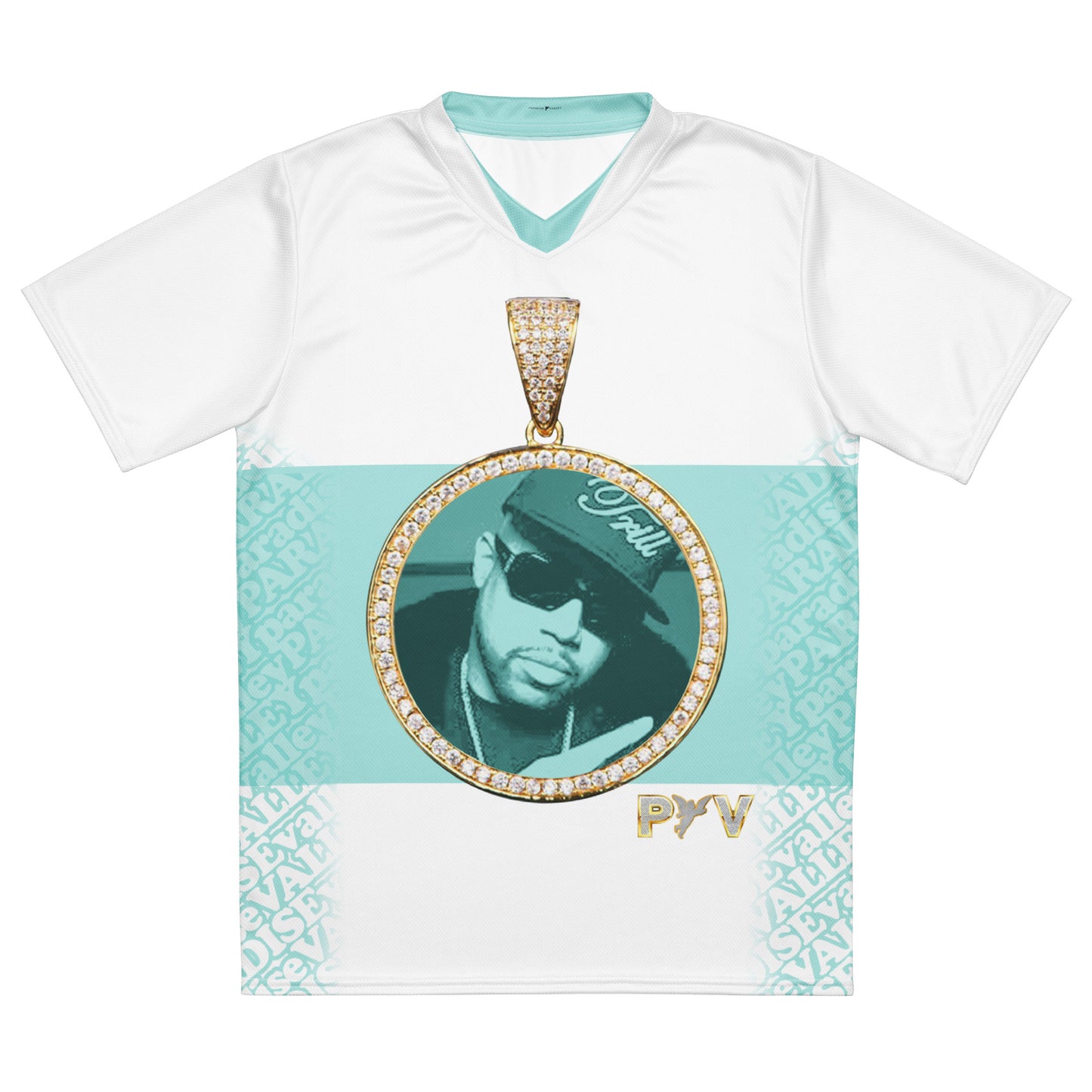 V.V.S. Pendant Strip Tee - mint