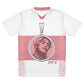 V.V.S. Pendant Strip Tee - dusty rose