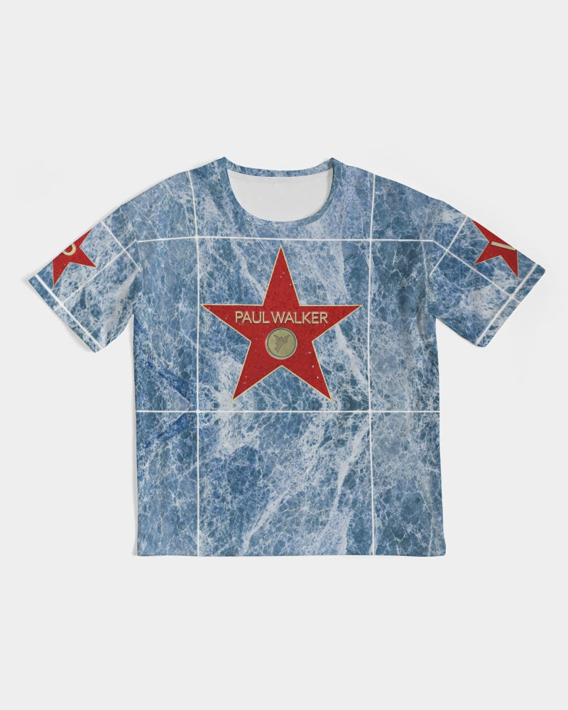 Monumental Tee - blue/red