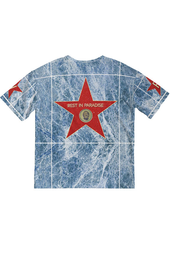 Monumental Tee - blue/red