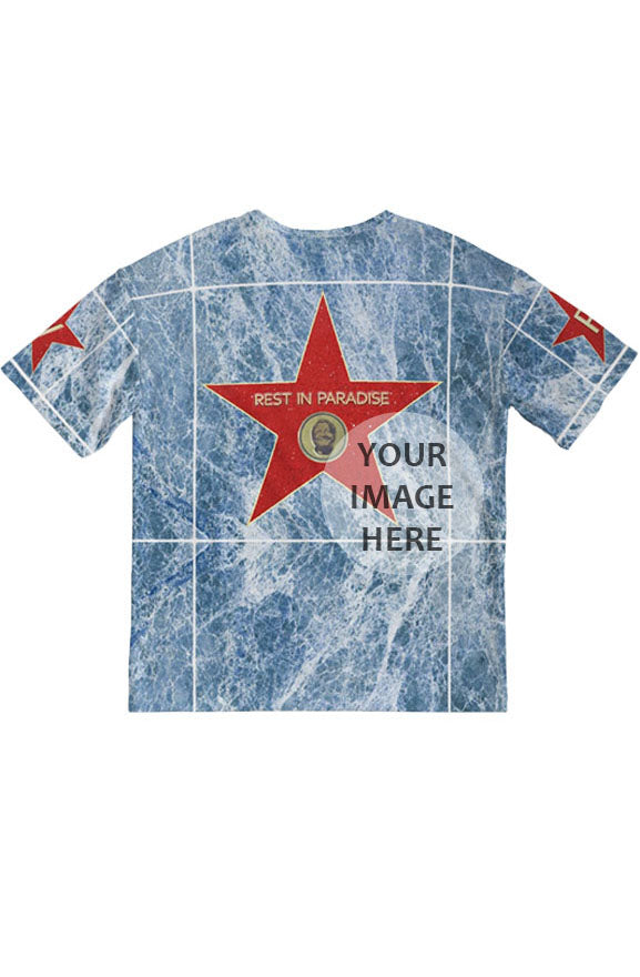 Monumental Tee - blue/red (custom)