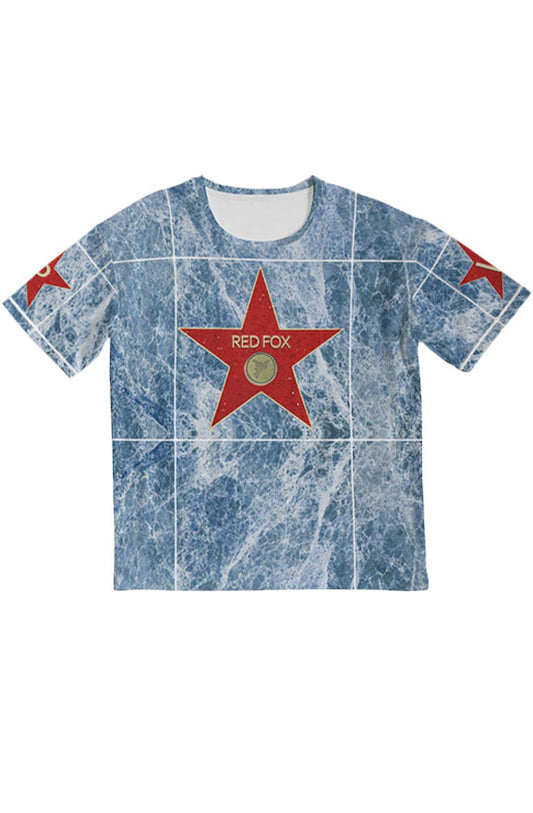 Monumental Tee - blue/red