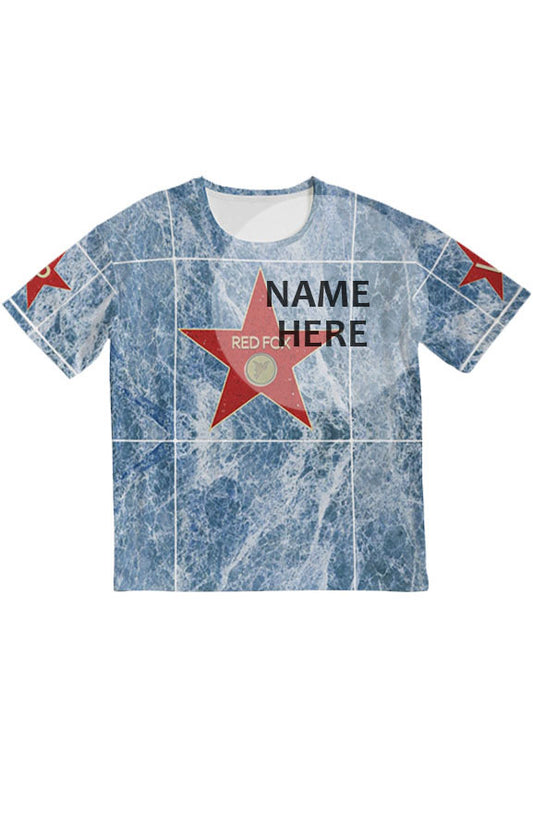 Monumental Tee - blue/red (custom)