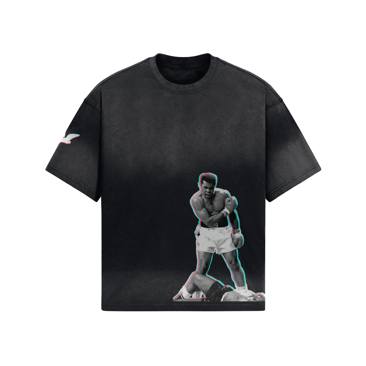 Cassius Clay Glitch Tee - black