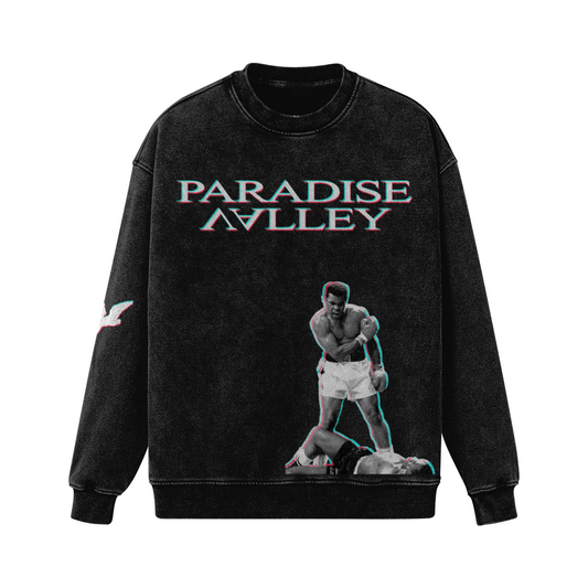 Cassius Clay Glitch Sweatshirt - black