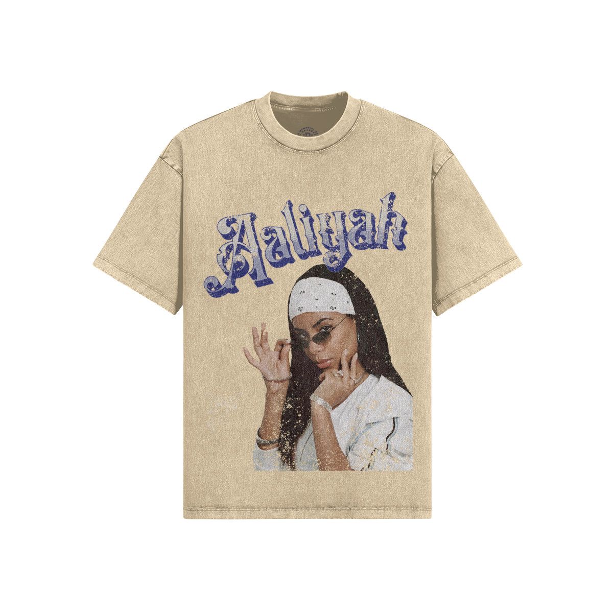 Love Always AALIYAH Tee- blue