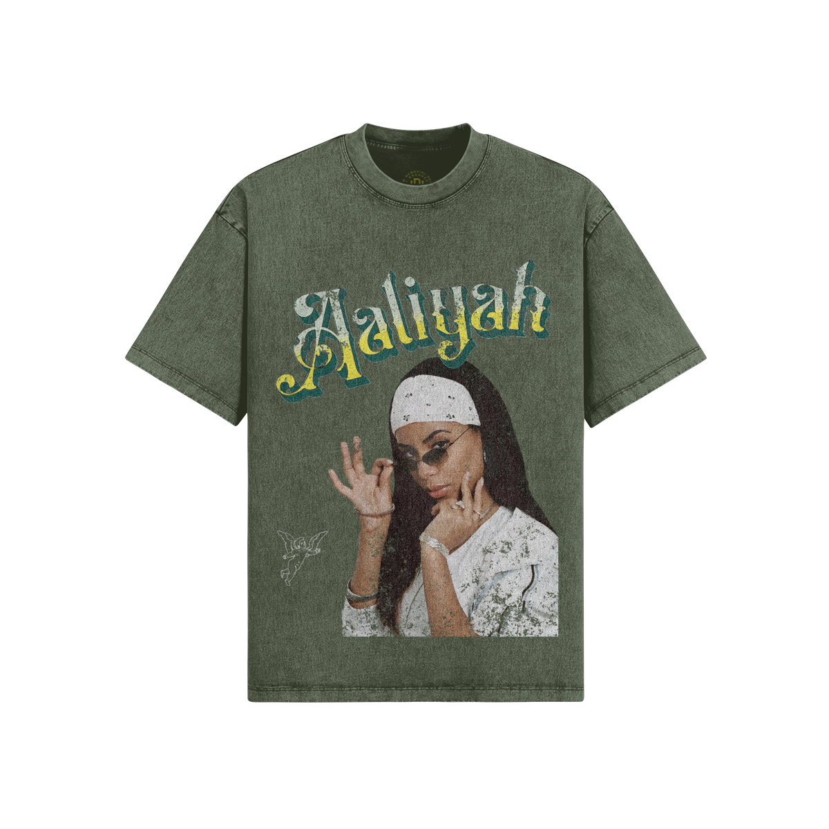 Love Always AALIYAH Tee - green