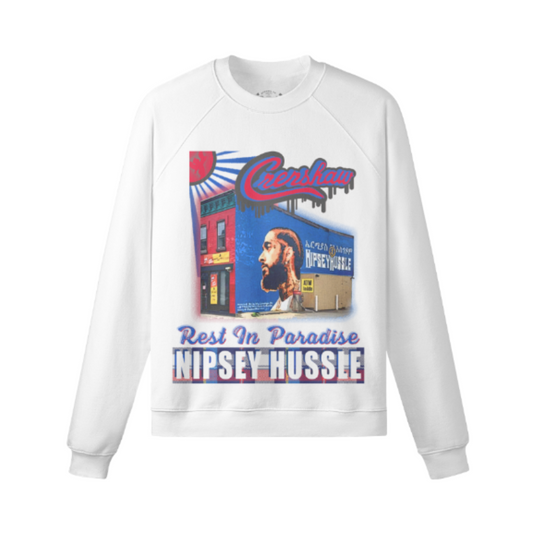 Mural Sweatshirt NIPSEY - white